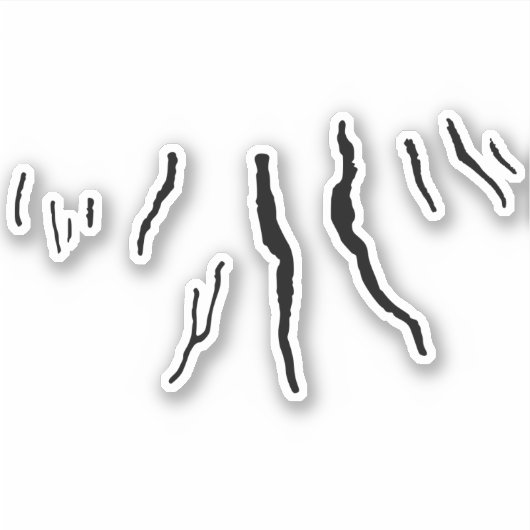 Sticker en vinyle coupé sur mesure sur les lacs de (Devant)