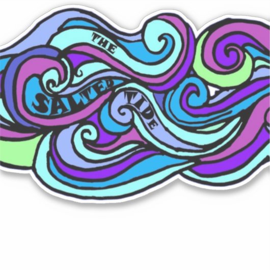 Sticker en vinyle cousu sur mesure (Devant)