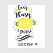 Sticker en vinyle cousu sur mesure (Feuille)