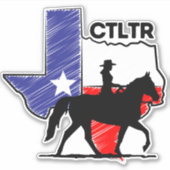 Sticker en vinyle CTLTR (Devant)