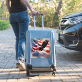 Sticker en vinyle d'aigle patriotique (Valise Insitu)