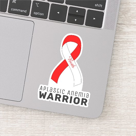 Sticker en vinyle d'anémie plastique (Détail)