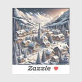 Sticker en vinyle de 3 pouces du parc d'hiver Colo (Feuille)