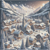 Sticker en vinyle de 3 pouces du parc d'hiver Colo (Devant)