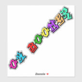 Sticker en vinyle de amorce OK (Feuille)