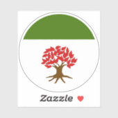 Sticker en vinyle de bois SCA Myrgan (Feuille)