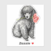 Sticker en vinyle de canicule de Saint-Valentin (Feuille)