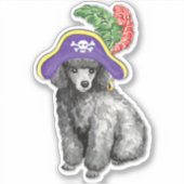 Sticker en vinyle de canicule miniature pirate (Devant)