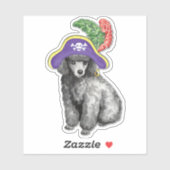 Sticker en vinyle de canicule miniature pirate (Feuille)