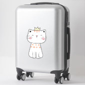 Sticker en vinyle de chaton (Sur valise)