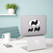 Sticker en vinyle de chien Silhouettes d'espagne t (Ordinateur portable sur le bureau)
