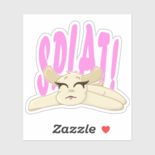 Sticker en vinyle de chiot