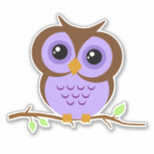 Sticker en vinyle de chou mou cartonné (Devant)