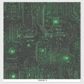 Sticker en vinyle de circuit de néon (Feuille)