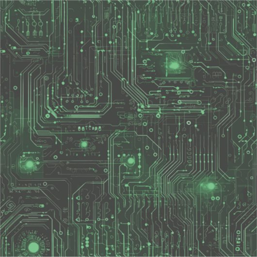 Sticker en vinyle de circuit de néon (Devant)