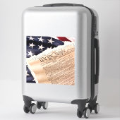 Sticker en vinyle de constitution (Sur valise)
