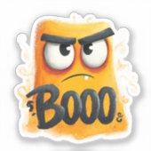 Sticker en vinyle de Cute Boo | Décal Sassy Ghost (Recto)