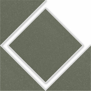 Sticker en vinyle de diamant vert mousse