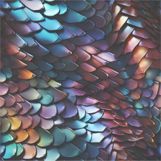 Sticker en vinyle de Dragon Scales (Devant)