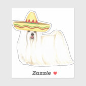 Sticker en vinyle de Fiesta Maltese (Feuille)