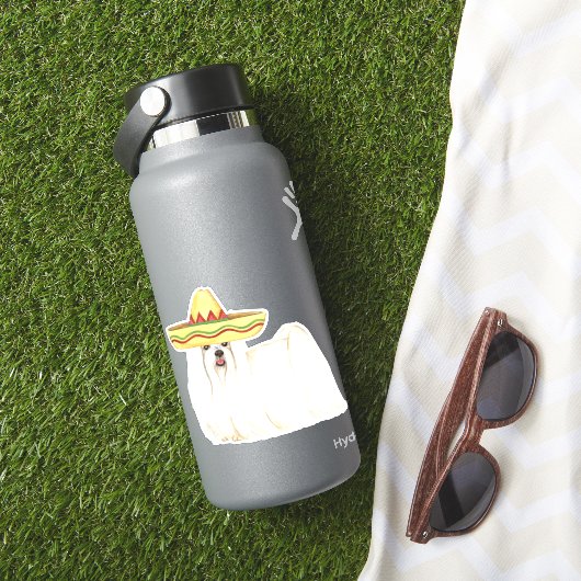 Sticker en vinyle de Fiesta Maltese (HydroFlask Insitu)