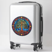 Sticker en vinyle de l'arbre de vie (Sur valise)