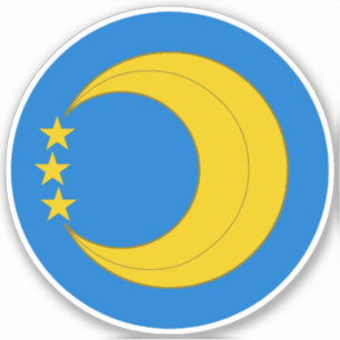 Sticker en vinyle de lune SCA Crescent