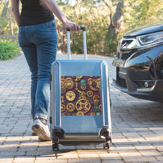 Sticker en vinyle de machine Steampunk (Valise Insitu)