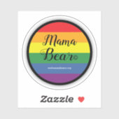 Sticker en vinyle de marque ronde (Feuille)