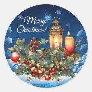 Sticker en vinyle de Noël