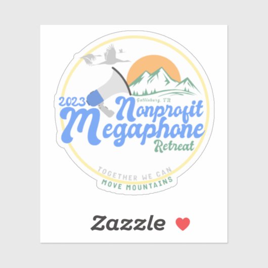 Sticker en vinyle de retraite NPM 2023 (Feuille)