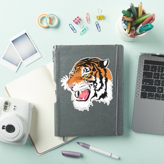 Sticker en vinyle de tigre (Couverture iPad)