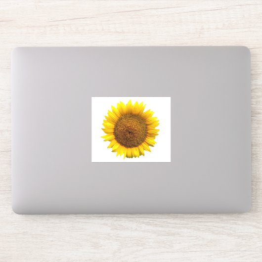 sticker en vinyle de tournesol (Ordinateur)