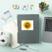 sticker en vinyle de tournesol (Couverture iPad)