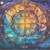 Sticker en vinyle de verre céleste (Devant)