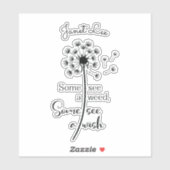 Sticker en vinyle découpé sur mesure (Feuille)