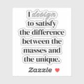 Sticker en vinyle découpé sur mesure (Feuille)