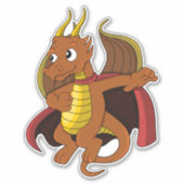 Sticker en vinyle découpé sur mesure pour dragon o (Devant)