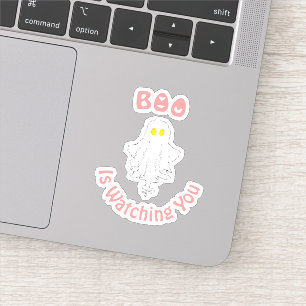 Sticker en vinyle d'Halloween   Boo Vous Regarde