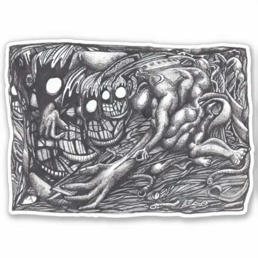 Sticker en vinyle Dream Mother Grendel (Devant)