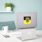 Sticker en vinyle du Bade-Wurtemberg (Ordinateur portable sur le bureau)