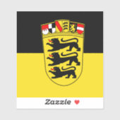 Sticker en vinyle du Bade-Wurtemberg (Feuille)