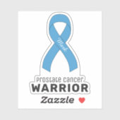 Sticker en vinyle du cancer de la prostate (Feuille)