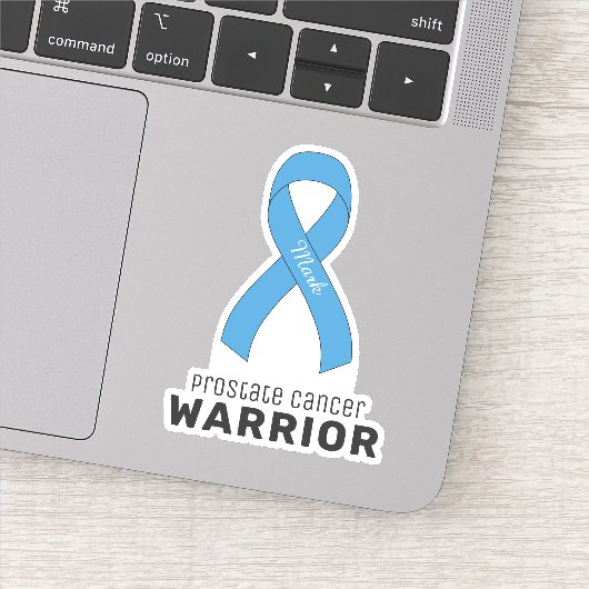 Sticker en vinyle du cancer de la prostate (Détail)