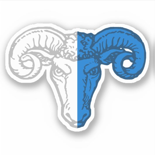 Sticker en vinyle du désert SCA Silver (Devant)