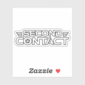 Sticker en vinyle du deuxième contact (Feuille)