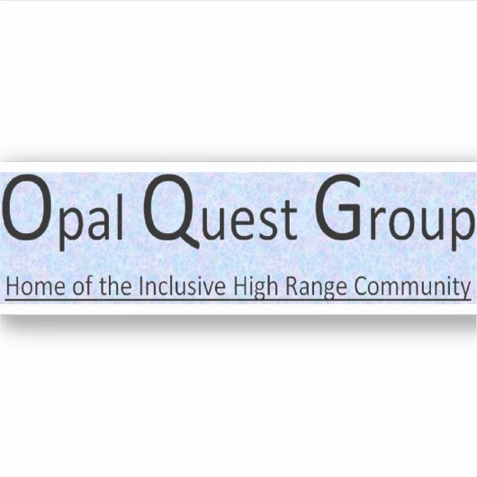 Sticker en vinyle du groupe Opal Quest (Devant)
