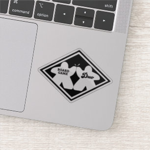 Sticker en vinyle du jeu de société Duo