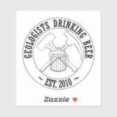 Sticker en vinyle du logo B&W standard GDB (Feuille)