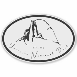 Sticker en vinyle du parc national de Yosemite